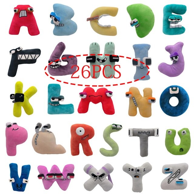 Letters Combo Alphabet Lore Stuffed Toy Alphabet Lore Plush Shop