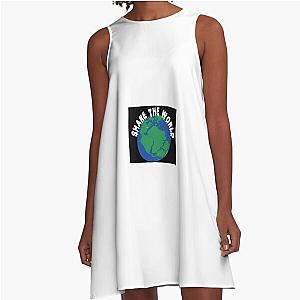 070 Shake  The World A-Line Dress