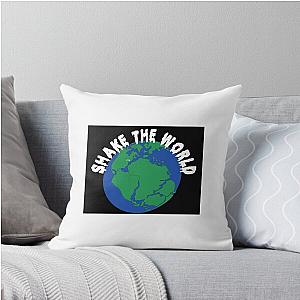 070 Shake World Throw Pillow