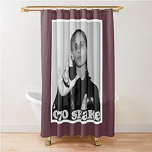 070 SHAKE Poster Shower Curtain