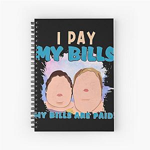 1000 lb Sisters art Spiral Notebook