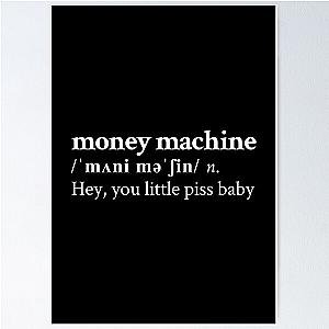 100 gecs Aesthetic Money Quote Lyrics Black Poster