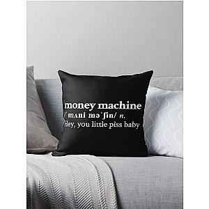 100 gecs Aesthetic Money Quote Lyrics Black Throw Pillow