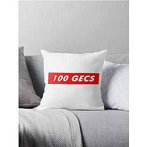 100 GECS BOGO Throw Pillow