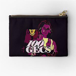 100 gecs meme Zipper Pouch