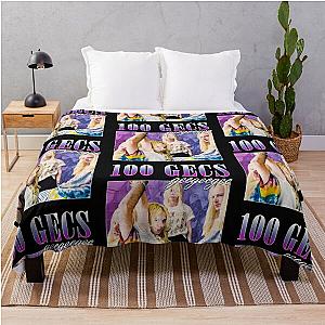 100 GECS 90'S RETRO STYLE TEE Throw Blanket