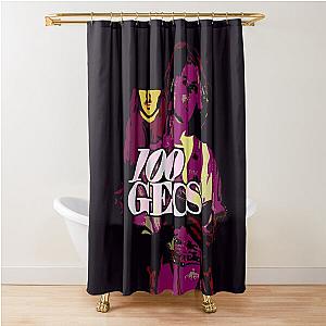 100 gecs meme Shower Curtain