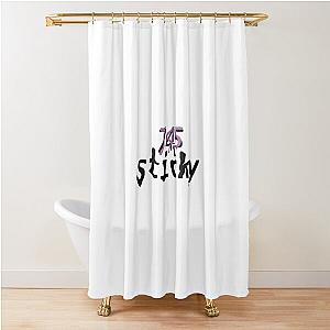 745 sticky 100 gecs Shower Curtain