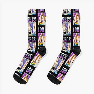 100 GECS 90'S RETRO STYLE TEE Socks