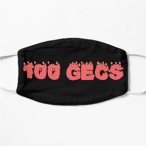 100 Gecs Flame Flat Mask