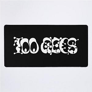 Gecs Merch 100 Gecs Logo Desk Mat