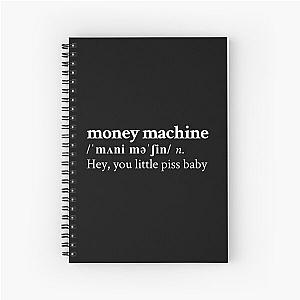 100 gecs Aesthetic Money Quote Lyrics Black Spiral Notebook