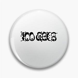 100 gecs text logo Pin