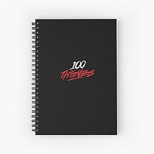 Thieves Merch 100 Thieves Logo Spiral Notebook