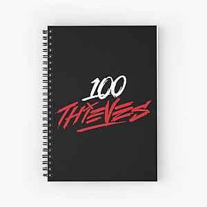 100 thieves merch logo Spiral Notebook