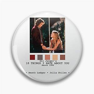 10 Things I Hate About You movie Poster Pin