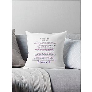 10 Things I Hate about You  Throw Pillow