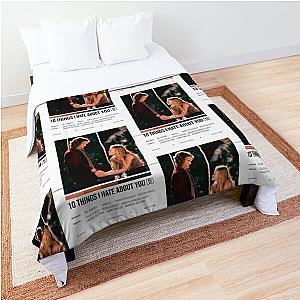 10 Things I Hate About You (1999) Movie Comforter