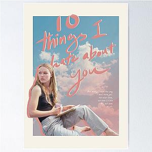 10 things I hate about you alternative poster  Poster