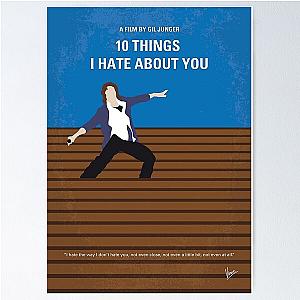 No850 My 10 Things I Hate About You minimal movie poster    Poster