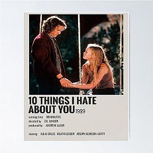 10 Things I Hate About You (1999) Movie Poster