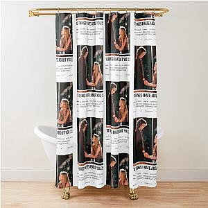 10 Things I Hate About You (1999) Movie Shower Curtain