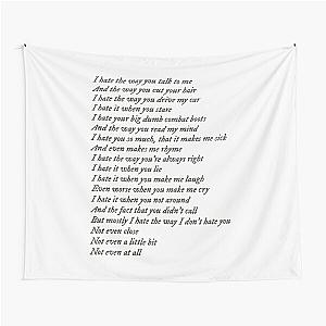 10 Things I Hate About You poem Tapestry