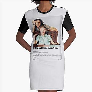 10 Things I Hate About You (1999) Movie Graphic T-Shirt Dress