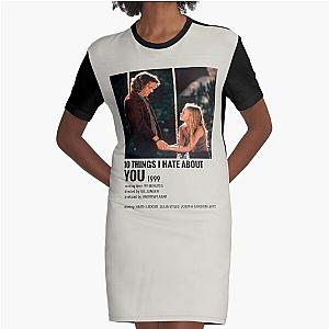 10 Things I Hate About You (1999) Movie Graphic T-Shirt Dress