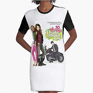 10 Things I Hate About You (1999) Movie Graphic T-Shirt Dress