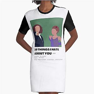 10 Things I Hate About You (1999) Movie Graphic T-Shirt Dress