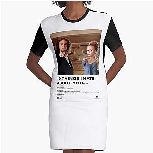 10 Things I Hate About You (1999) Movie Graphic T-Shirt Dress