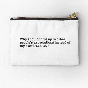 10 things I hate about you quote Zipper Pouch