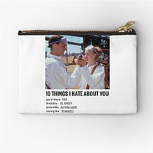 10 Things I Hate About You (1999) Movie Zipper Pouch