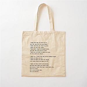 10 things i hate about you Cotton Tote Bag