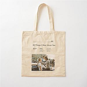 10 Things I Hate About You Alternative Minimalist Movie Poster 90's Cotton Tote Bag