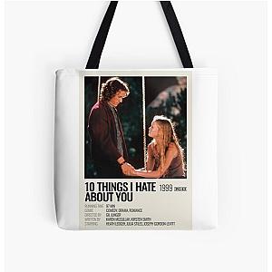 10 Things I Hate About You movie poster All Over Print Tote Bag