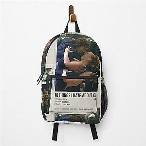 10 things i hate about you poster  Backpack