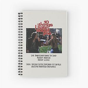 10 Things I Hate About You (1999) Movie Spiral Notebook