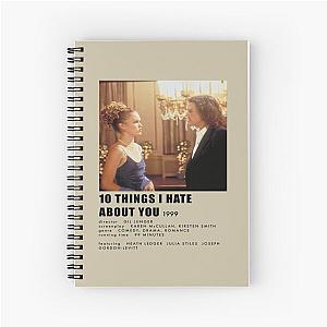 10 Things I Hate About You (1999) Movie Spiral Notebook