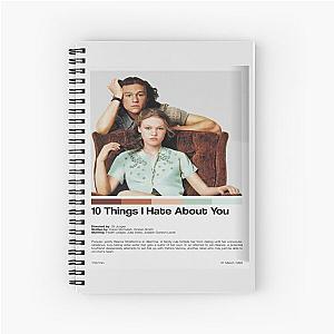 10 Things I Hate About You (1999) Movie Spiral Notebook