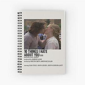 10 Things I Hate About You (1999) Movie Spiral Notebook