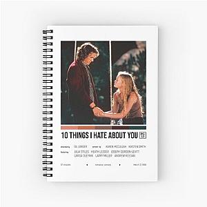 10 Things I Hate About You (1999) Movie Spiral Notebook