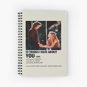 10 Things I Hate About You (1999) Movie Spiral Notebook