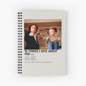 10 Things I Hate About You (1999) Movie Spiral Notebook