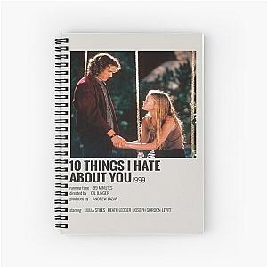 10 Things I Hate About You (1999) Movie Spiral Notebook