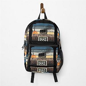 Yellowstone 1883 Prequel Series Retro Montana Design Dutton Family Ranch Backpack