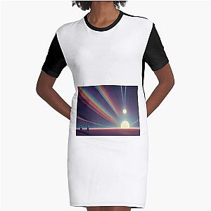 2001: Space Odyssey Inspired Photo Graphic T-Shirt Dress