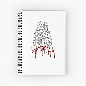 classic logo blood 200 stab wounds Spiral Notebook