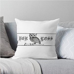 Her Loss - Drake   21 Savage Throw Pillow RB1711